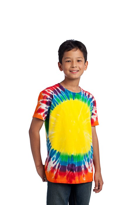PC149Y Port & Company 5.4-ounce 100% Cotton T-Shirt Rainbow