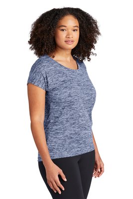 LST390 Sport-Tek 4.1-ounce 100% Polyester T-Shirt True Navy Electric