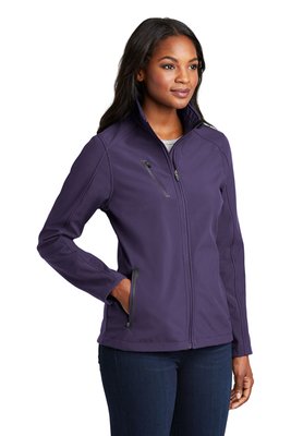 L324 Port Authority Ladies Welded Soft Shell Jacket Posh Purple