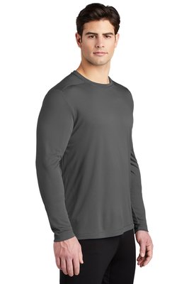 ST420LS Sport-Tek 4-ounce 100% Polyester T-Shirt Dark Smoke Grey