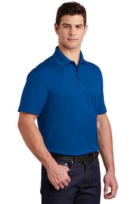 ST651 Sport-Tek 3.8-ounce Micropique Sport-Wick Pocket Polo True Royal