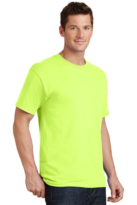 PC54T Port & Company 5.4-ounce 100% Cotton T-Shirt Neon Yellow