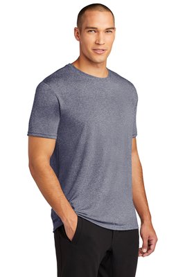 46000 Gildan 4.7-ounce 100% Polyester T-Shirt Heather Sport Dark Navy