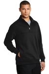CS626 CornerStone 1/2-Zip Job Shirt Black