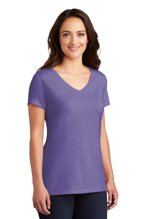 DM1350L District 4.5-ounce T-Shirt Purple Frost
