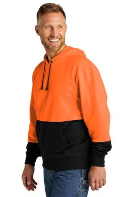 CSF01 CornerStone Enhanced Visibility Fleece Pullover Hoodie Safety Orange