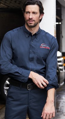 SP17 CornerStone - Long Sleeve SuperPro Twill Shirt Royal