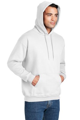 F170 Hanes Ultimate Cotton Pullover Hooded Sweatshirt White