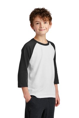 PC55YRS Port & Company 5.5-ounce T-Shirt White/ Jet Black