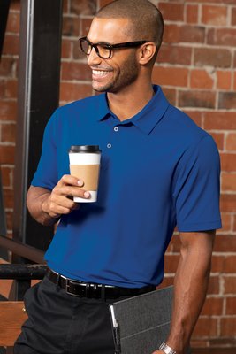 K682 Port Authority 5.6-ounce City Stretch Polo True Blue