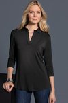 LK5601 Port Authority 6.6-ounce Ladies Luxe Knit Tunic River Blue Navy