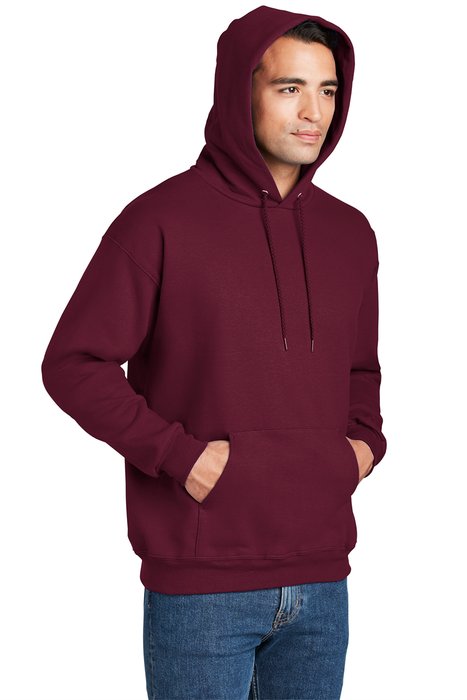 F170 Hanes Ultimate Cotton Pullover Hooded Sweatshirt Maroon