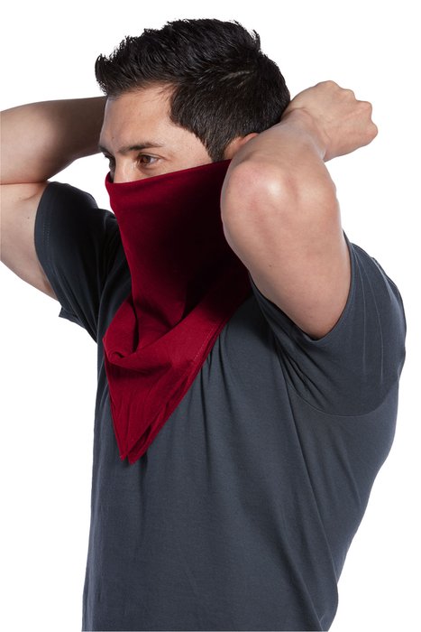 C965 Port Authority Large Bandana True Red