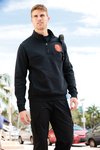 CS626 CornerStone 1/2-Zip Job Shirt Black