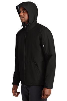 JST56 Sport-Tek Waterproof Insulated Jacket Black