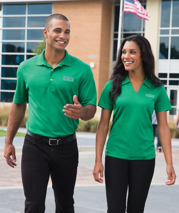K469 Sport-Tek 3.8-ounce Dri-Mesh Polo Black