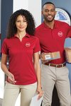 K569 Port Authority 5-ounce Diamond Jacquard Polo True Navy