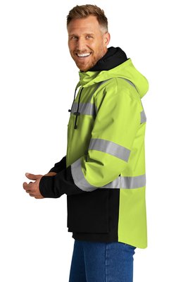 CSJ502 CornerStone ANSI 107 Class 3 Waterproof Ripstop 3-In-1 Parka Safety Yellow
